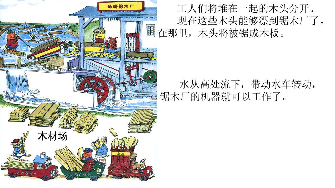 忙忙碌碌镇7：木材厂绘本故事第5页