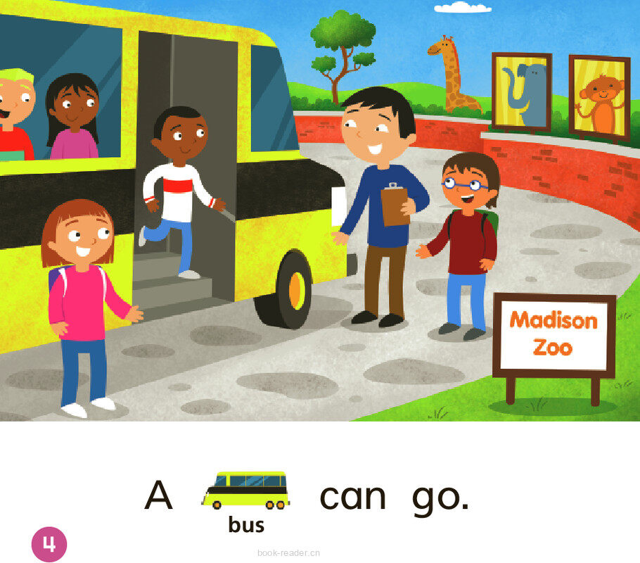 GK Approach U03W3 We Can Go绘本故事第5页