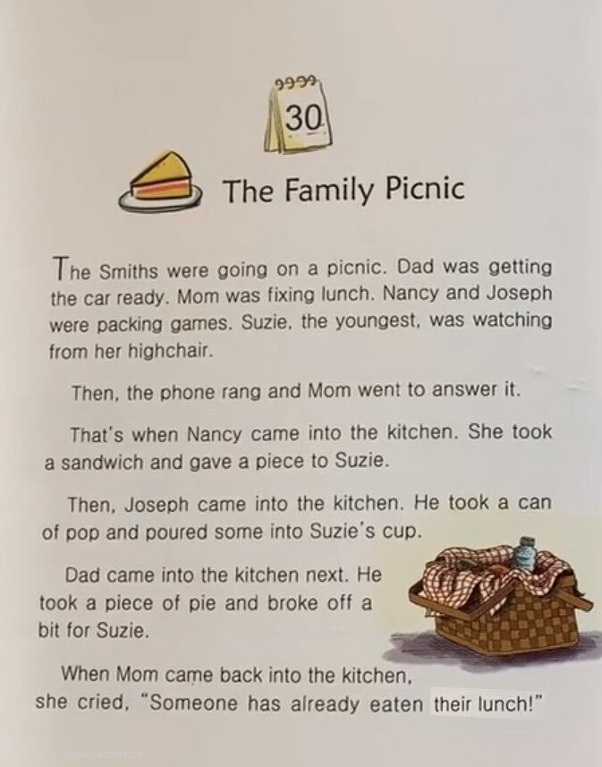 The Family Picnic绘本故事第2页