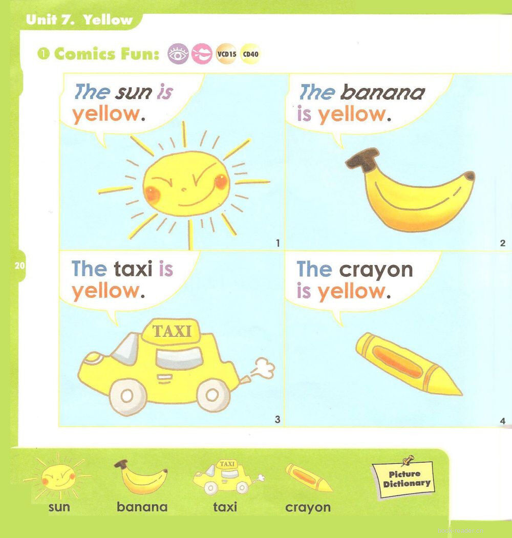 7 Go Away Yellow绘本故事第2页