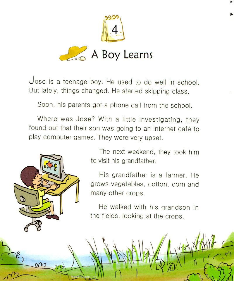 A Boy Learns绘本故事第2页