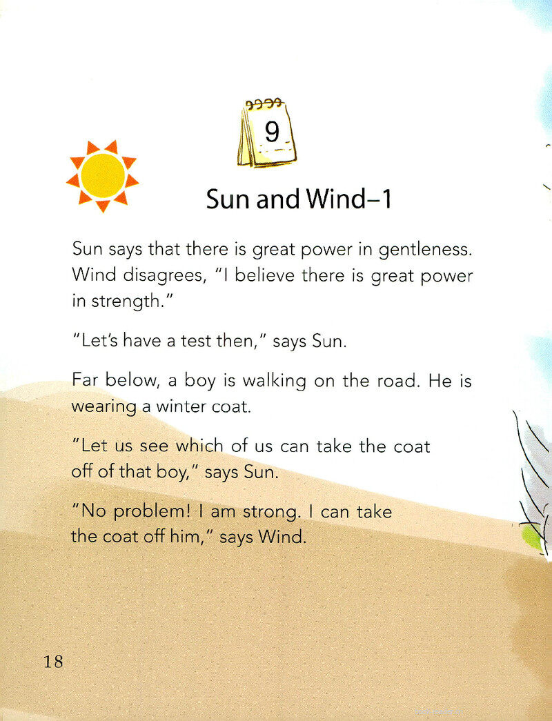 Sun and Wind-1绘本故事第2页