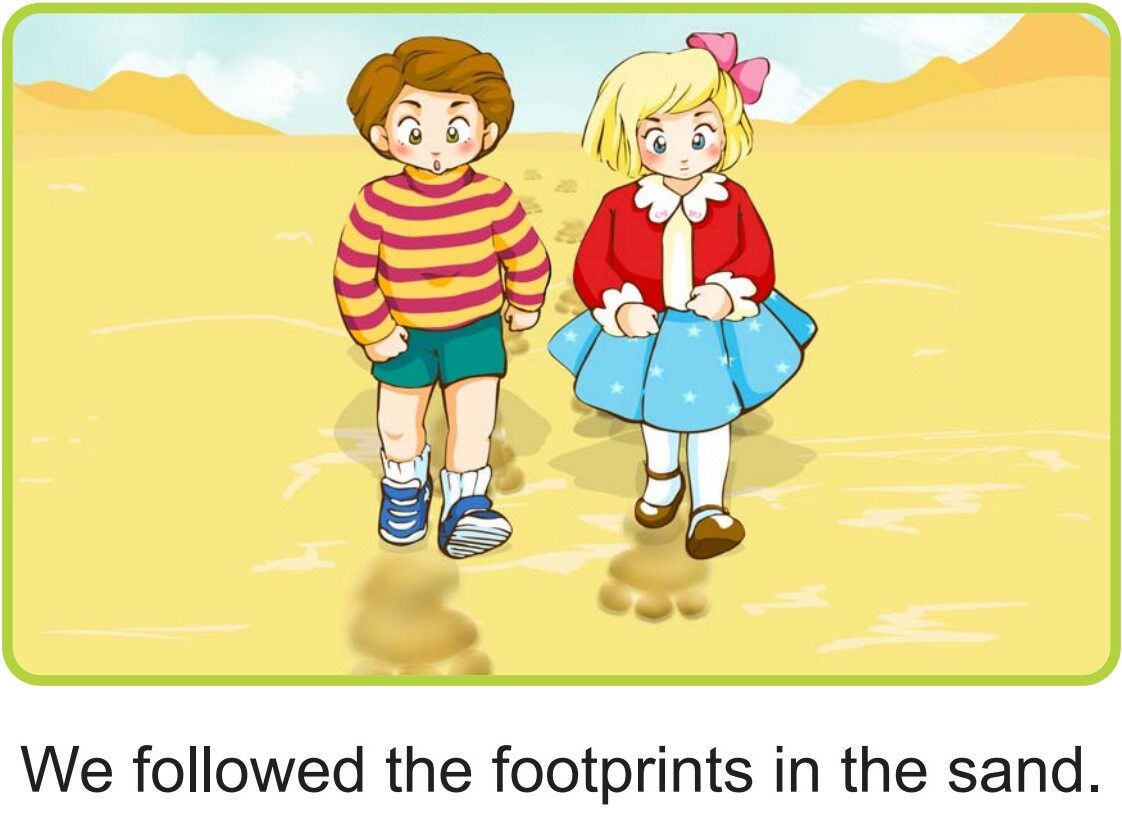 The Footprints绘本故事第3页