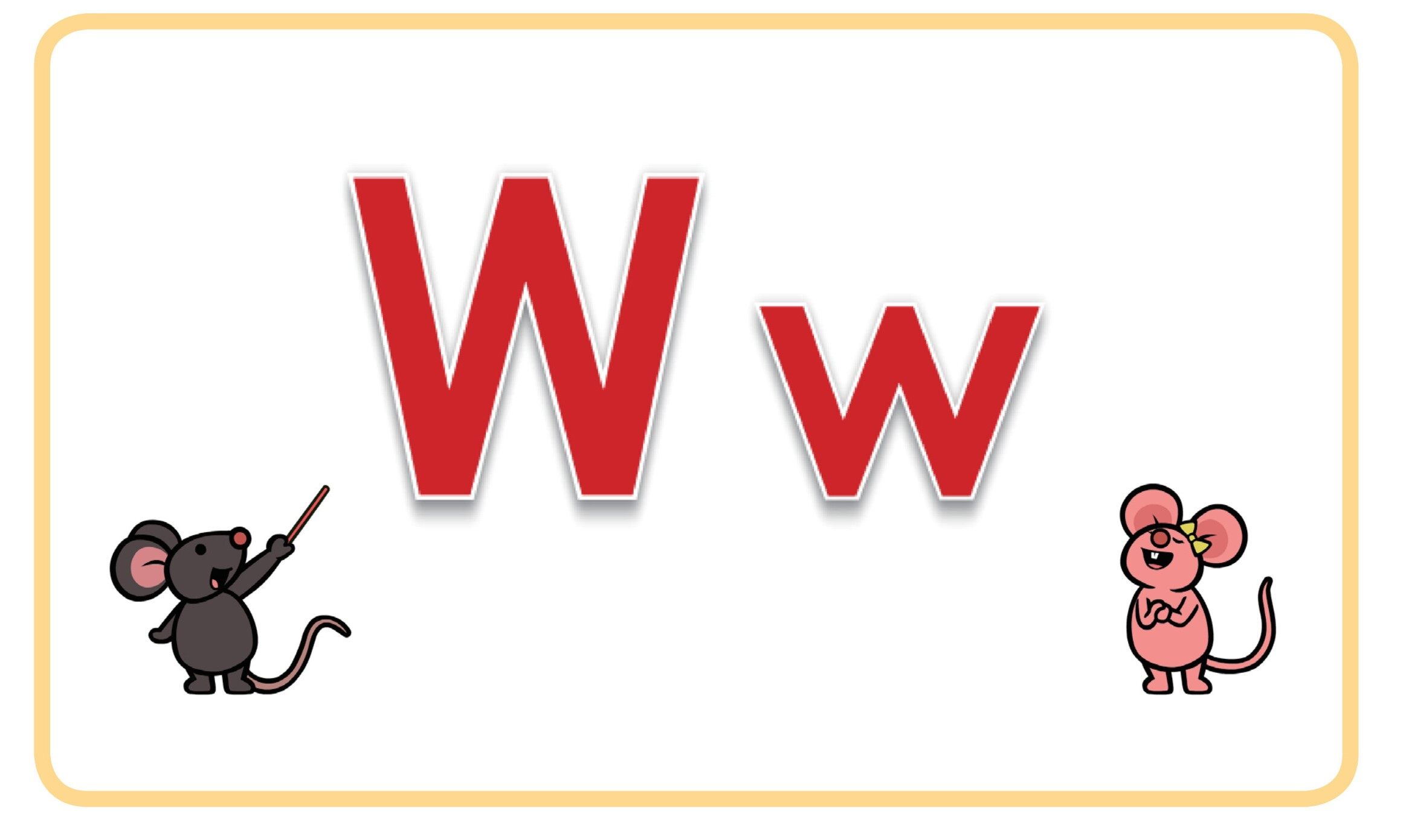 Letter Ww绘本故事第2页