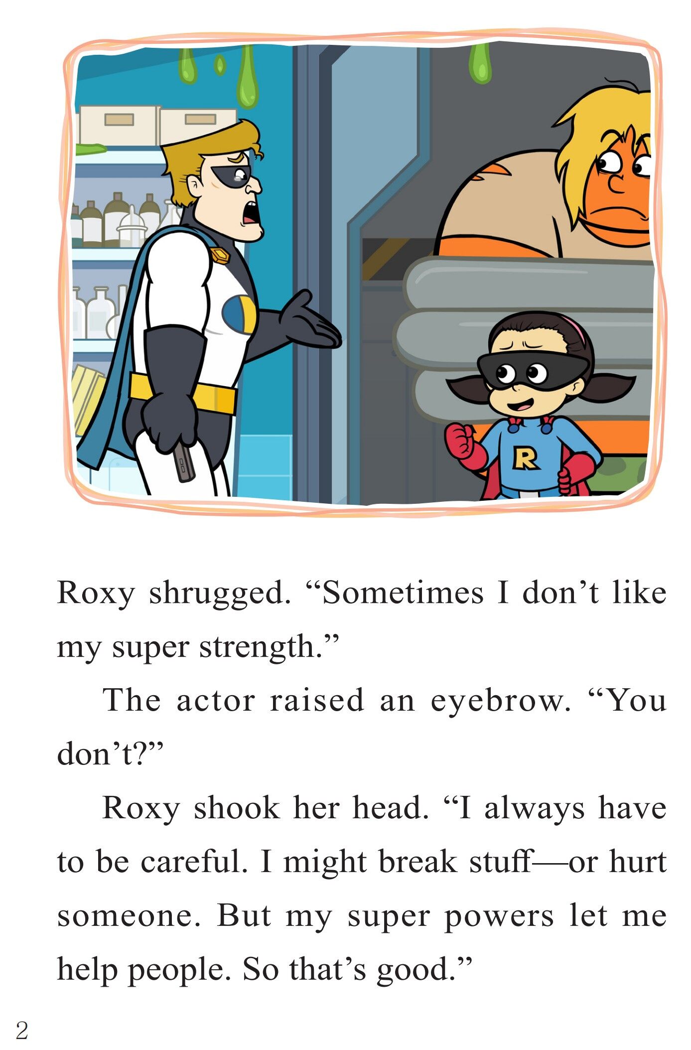 Superhero Talk绘本故事第4页