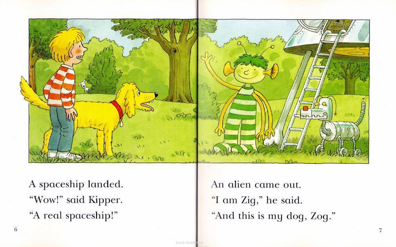 3C The Spaceship绘本故事第4页