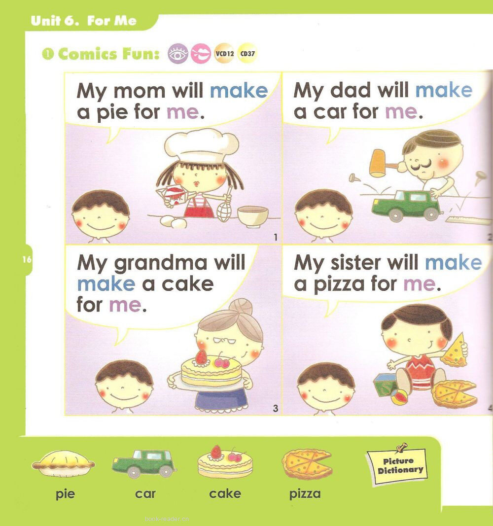 6 For Me绘本故事第2页