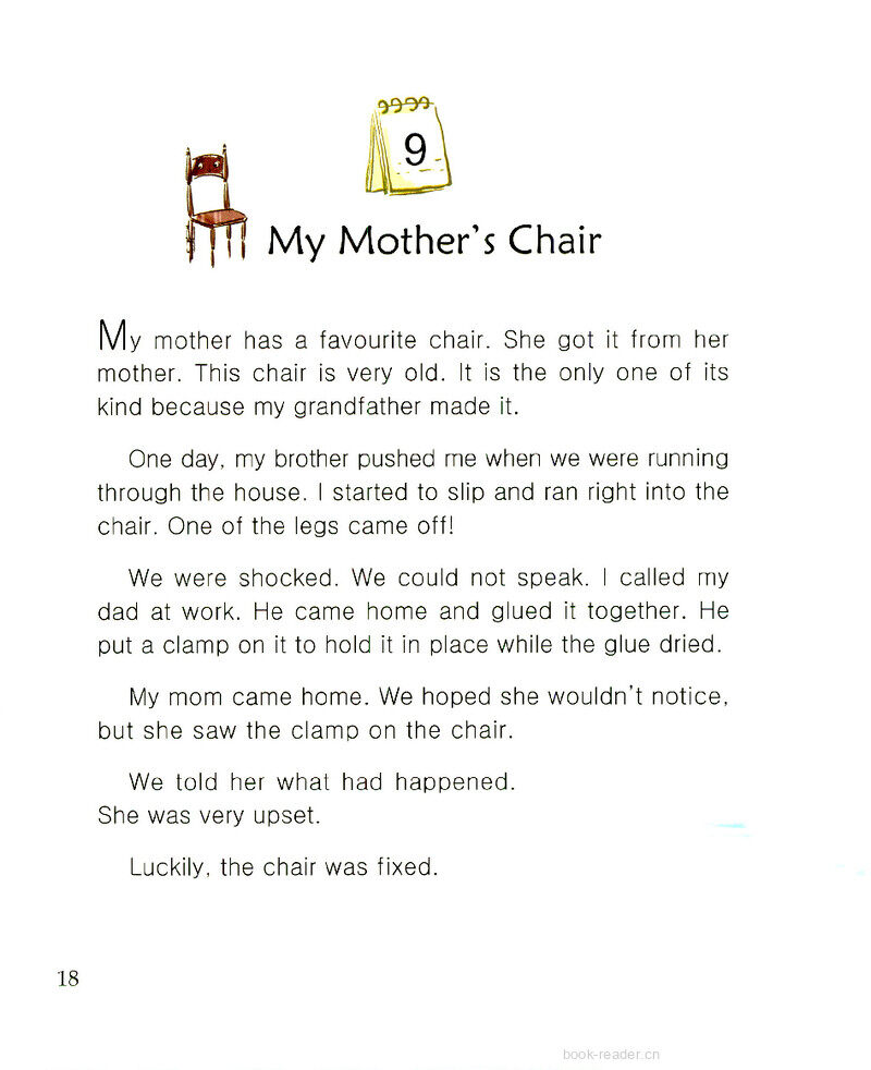 My Mother's Chair绘本故事第2页