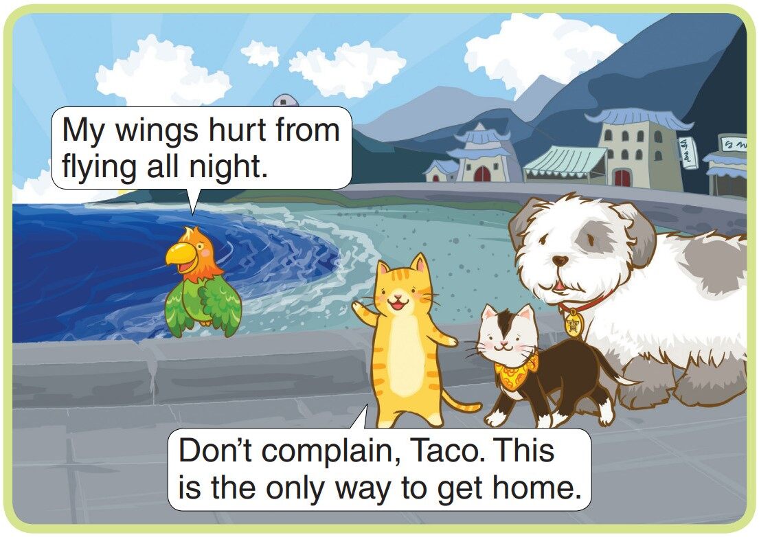 Sneaking Aboard绘本故事第3页