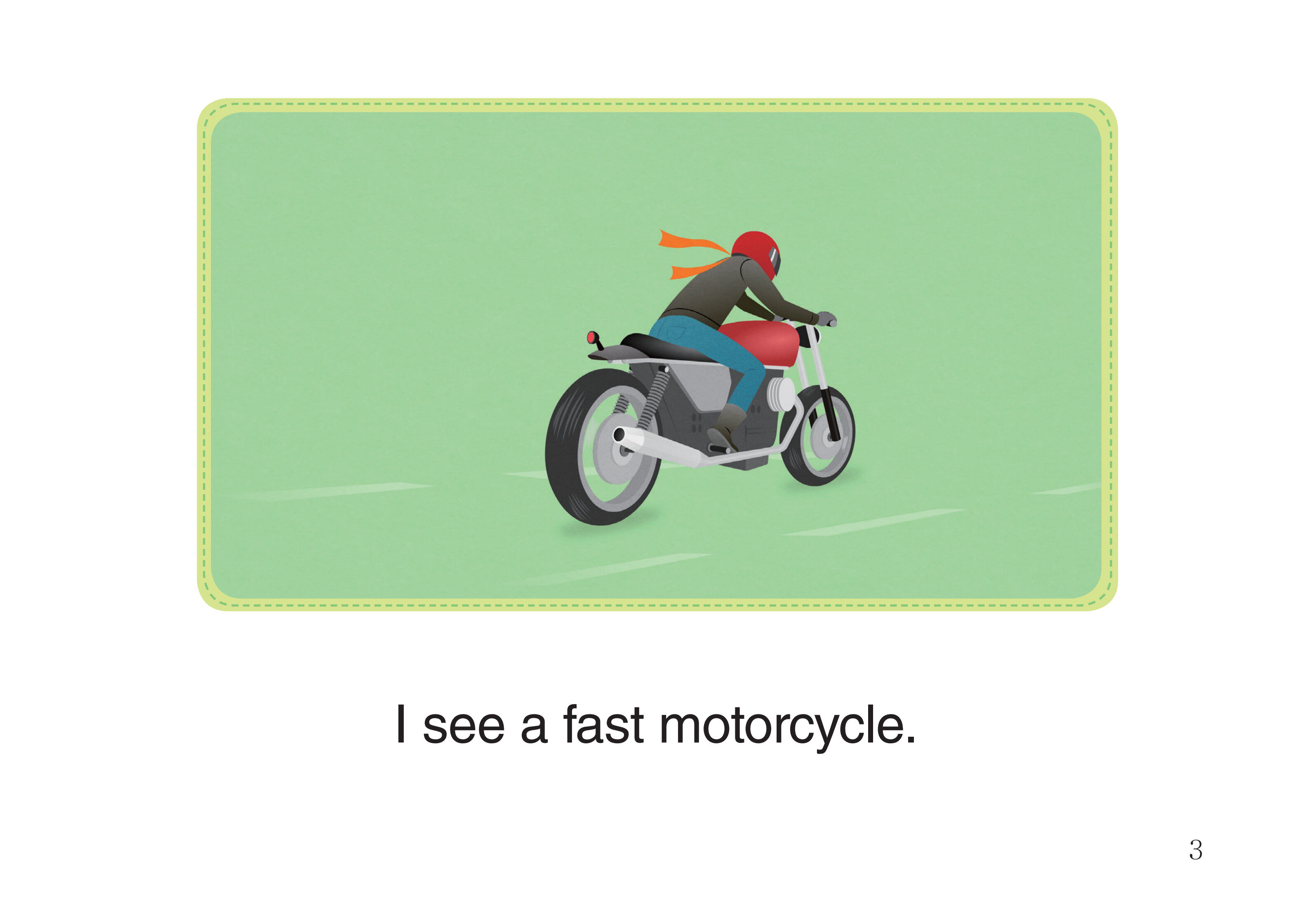 I SEE A Gas Station绘本故事第4页