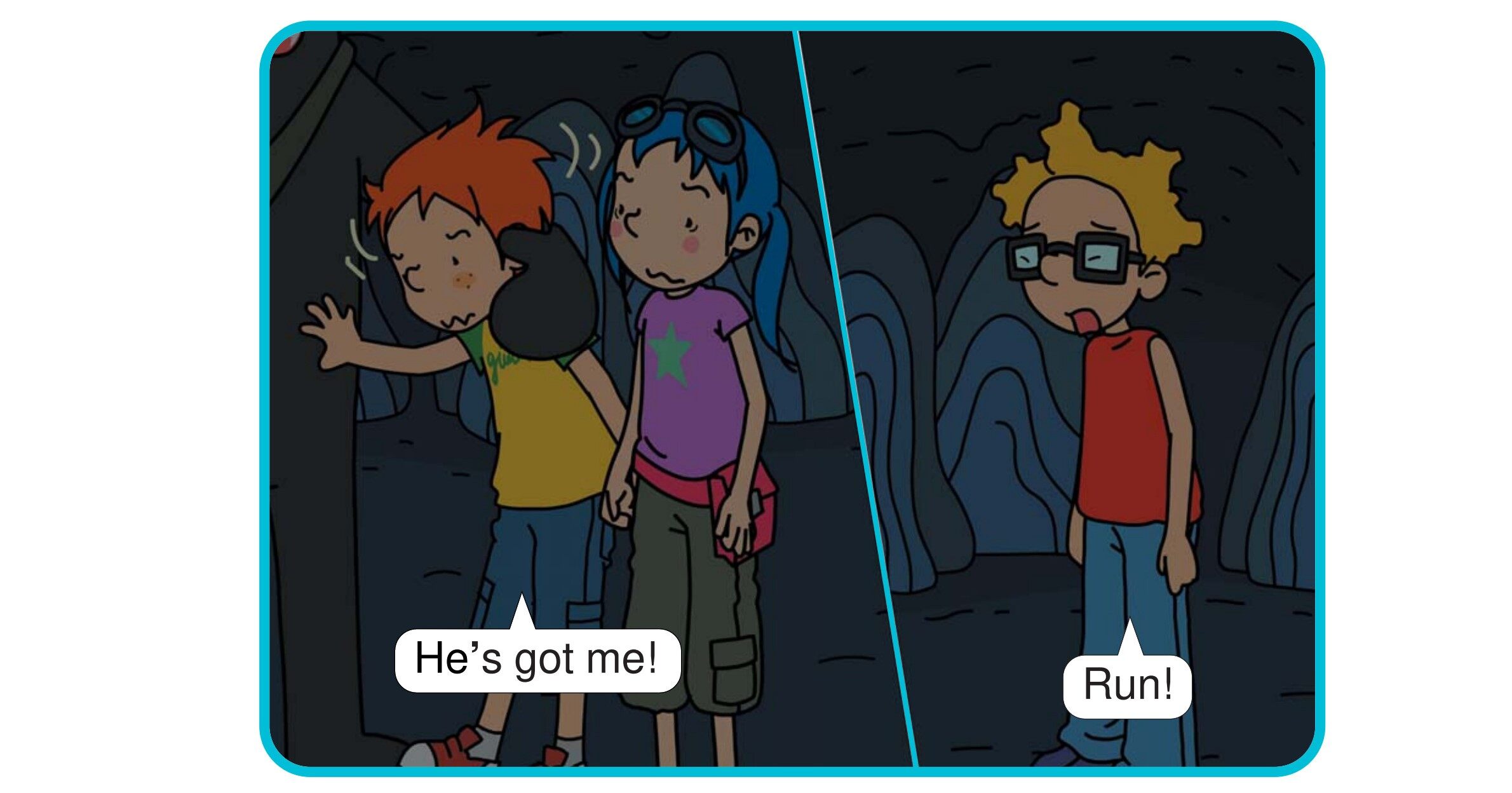 Captured!绘本故事第2页