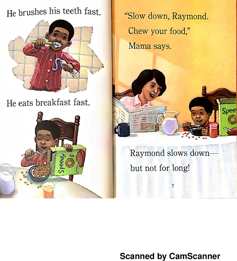 Ready? Set. Raymond绘本故事第4页