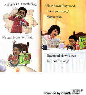 Ready? Set. Raymond绘本故事第4页
