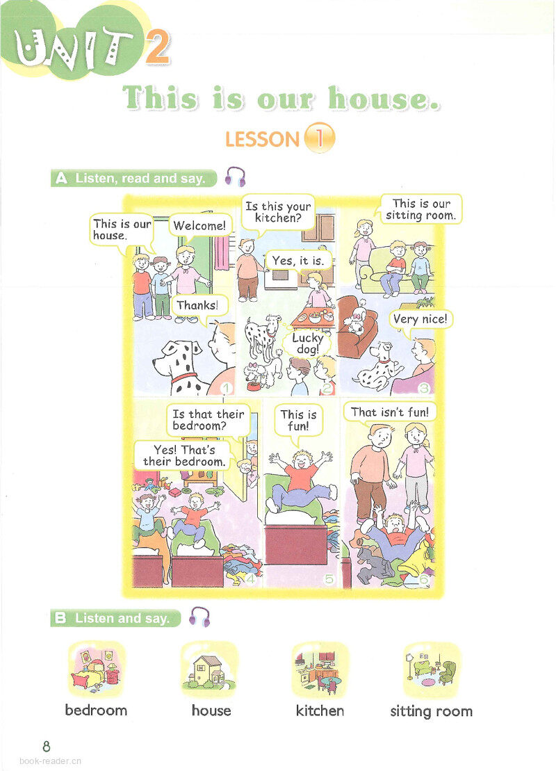 2 This is our house绘本故事第2页