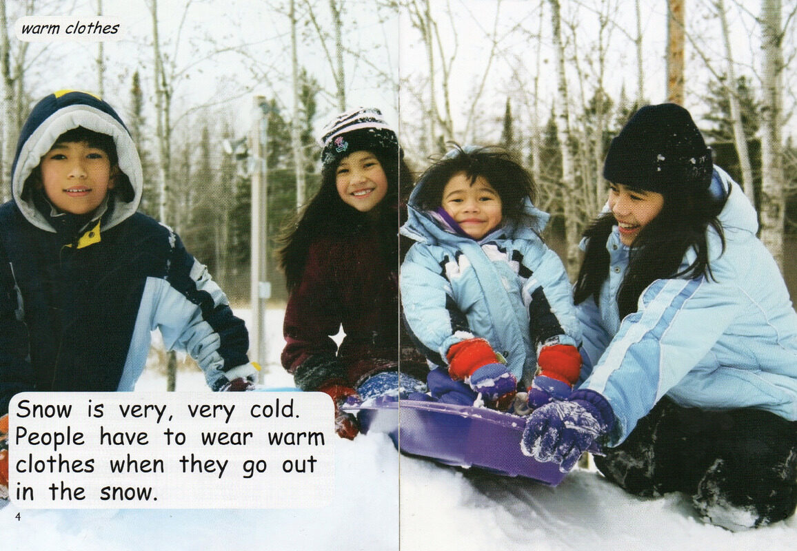out in the snow绘本故事第4页