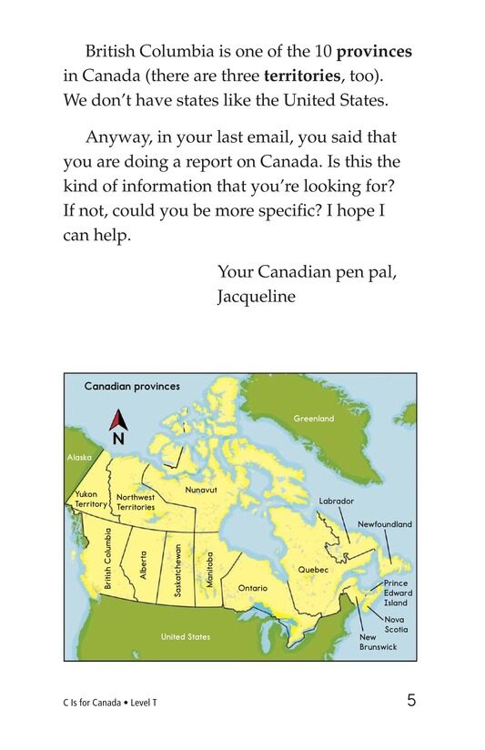 C Is for Canada绘本故事第4页