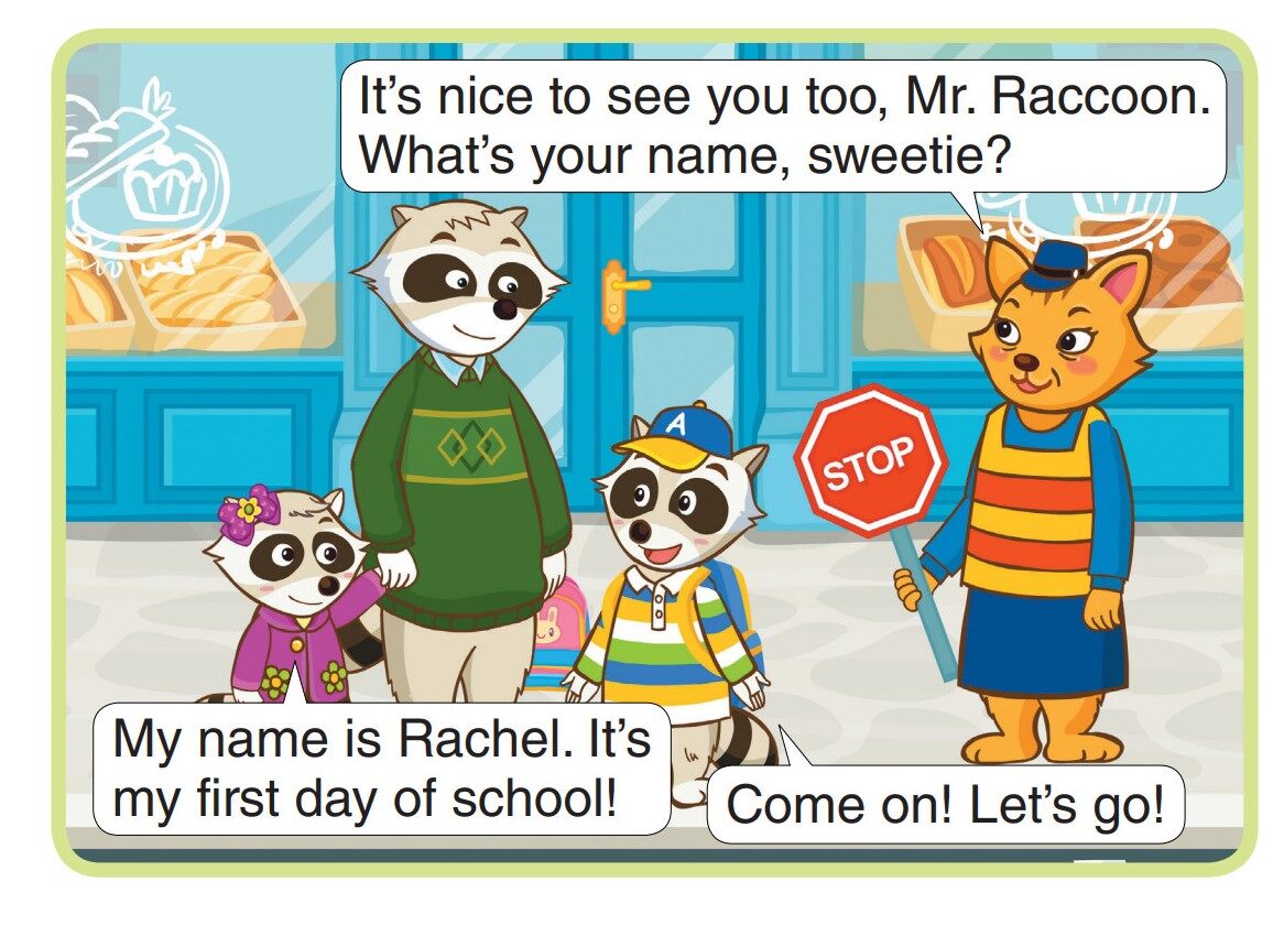 Walking to School绘本故事第4页