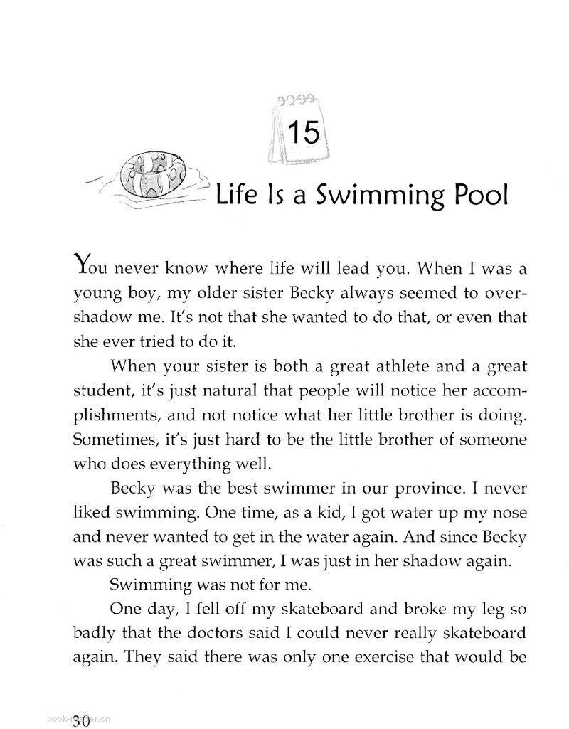 Life Is a Swimming Pool绘本故事第2页