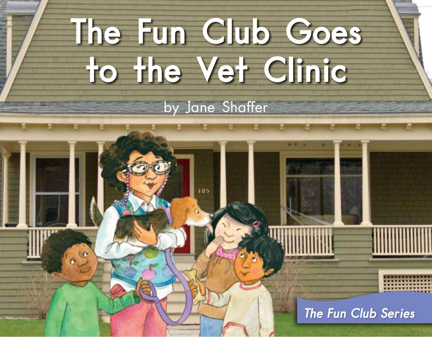 The Fun Club Goes to the Vet Clinic绘本故事第2页