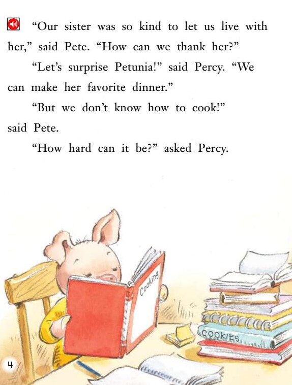 A Surprise for the Big Bad Wolf绘本故事第5页