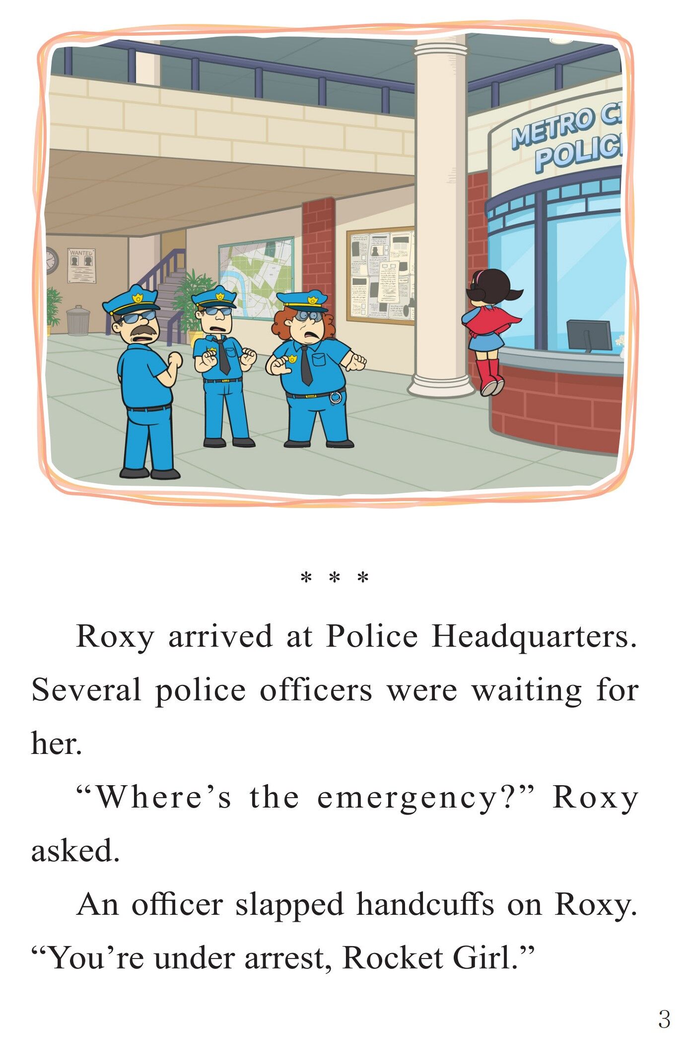 Under Arrest绘本故事第5页