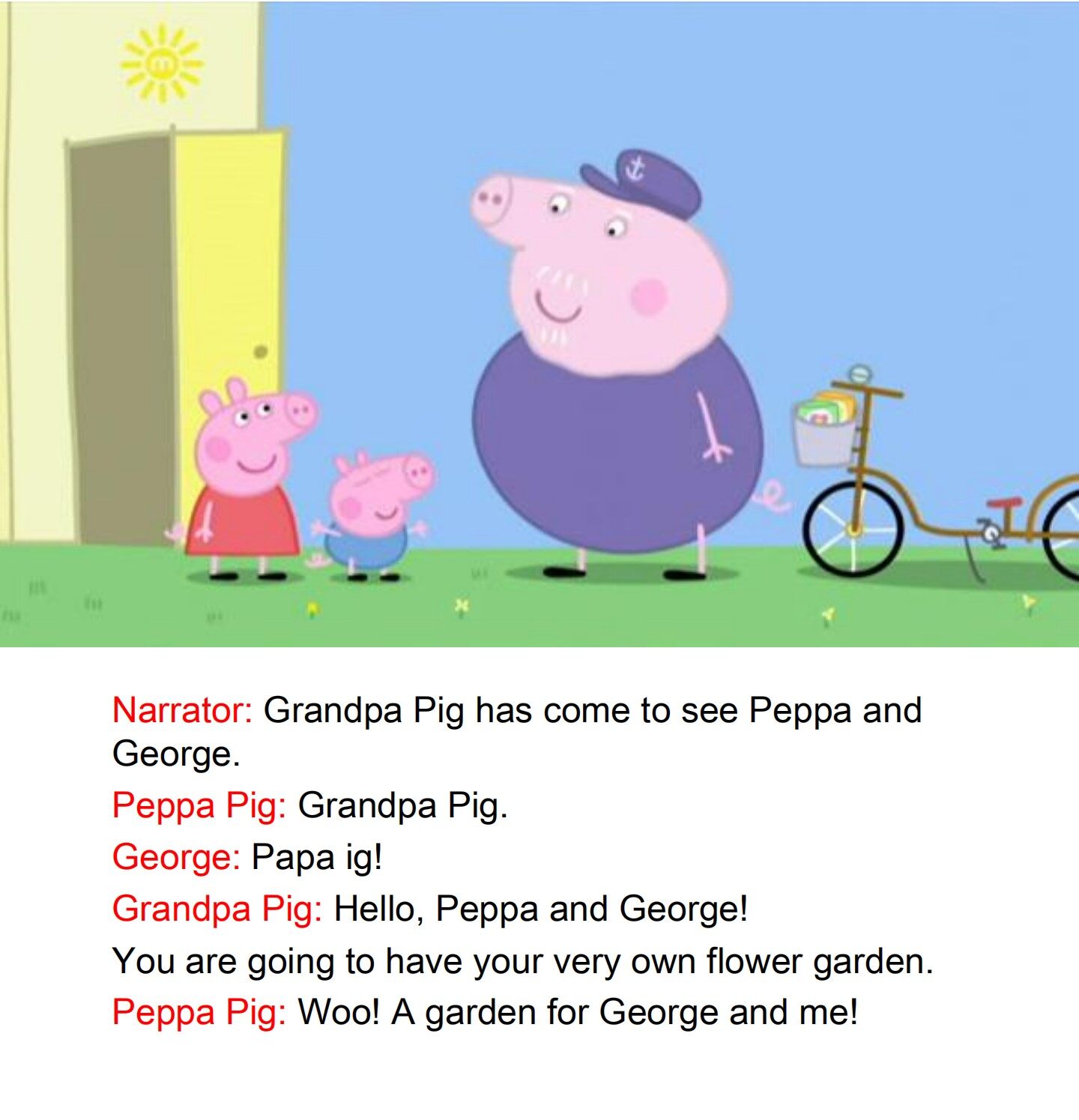 Peppa and George's Garden绘本故事第4页