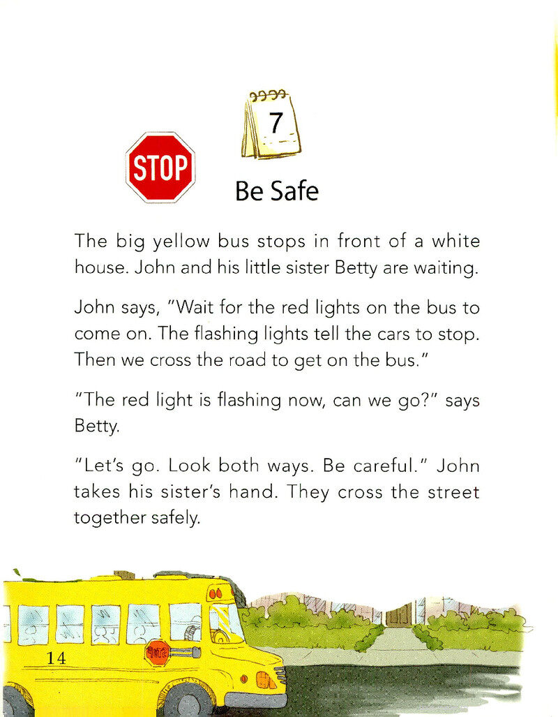 Be Safe绘本故事第2页