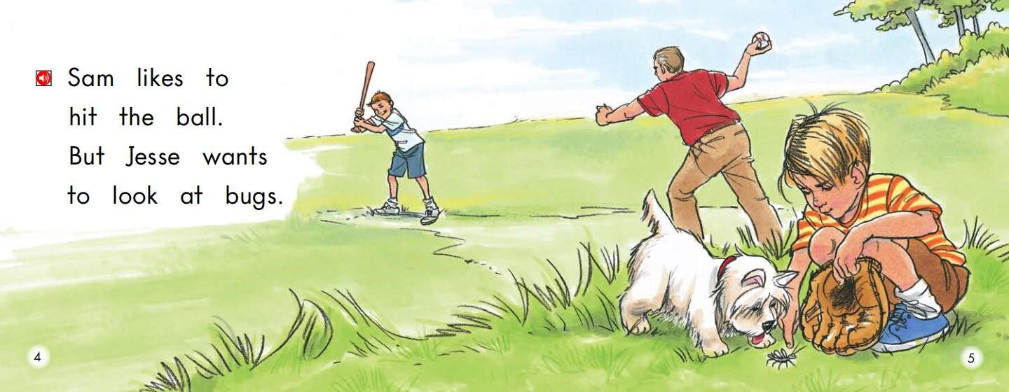 A day at the park绘本故事第4页