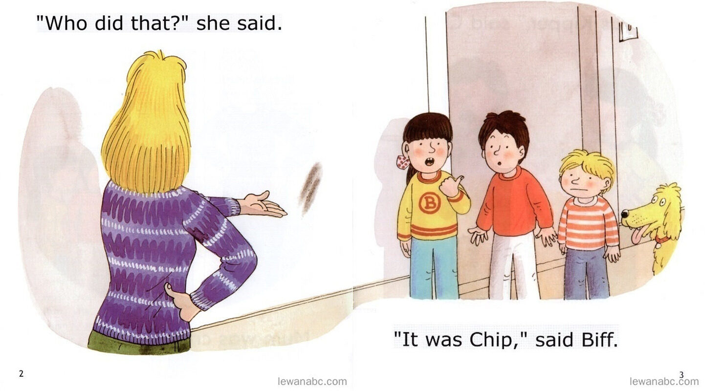 Who Did That?绘本故事第4页