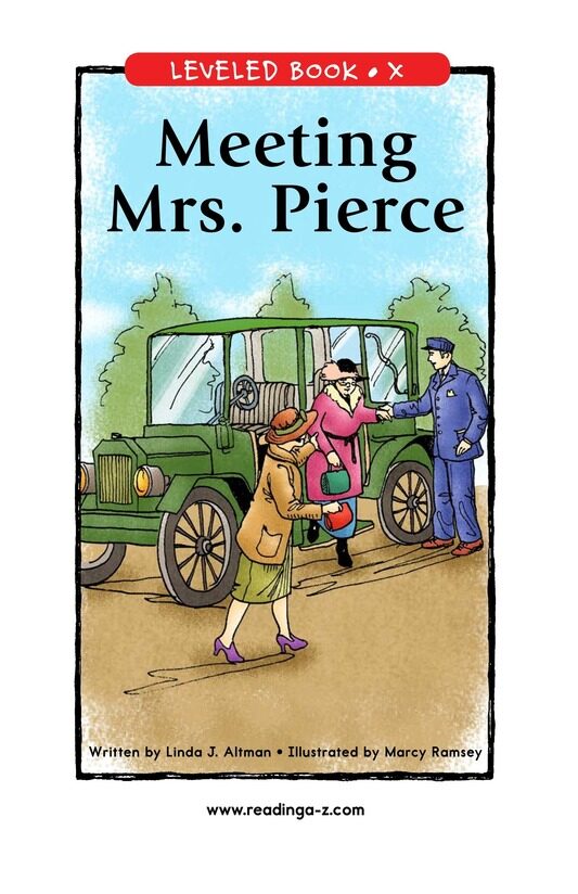Meeting Mrs. Pierce绘本故事第2页