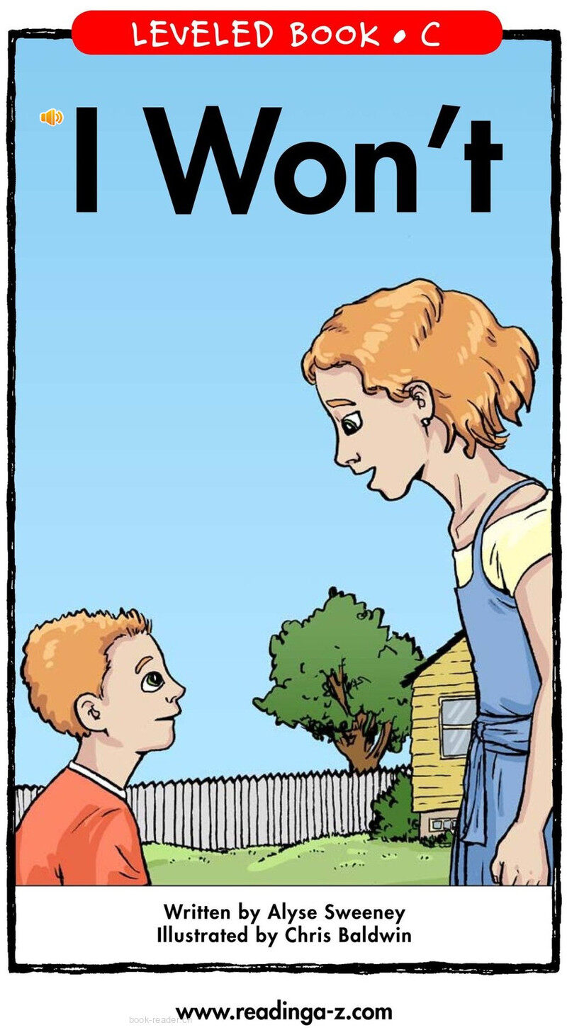 I Won't绘本故事第2页