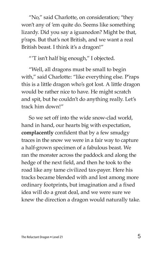 The Reluctant Dragon (Part 1)绘本故事第5页