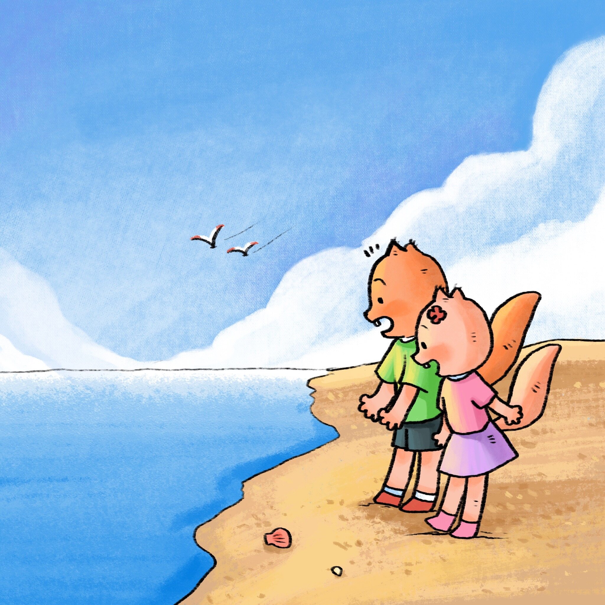 危险的海浪绘本故事第3页