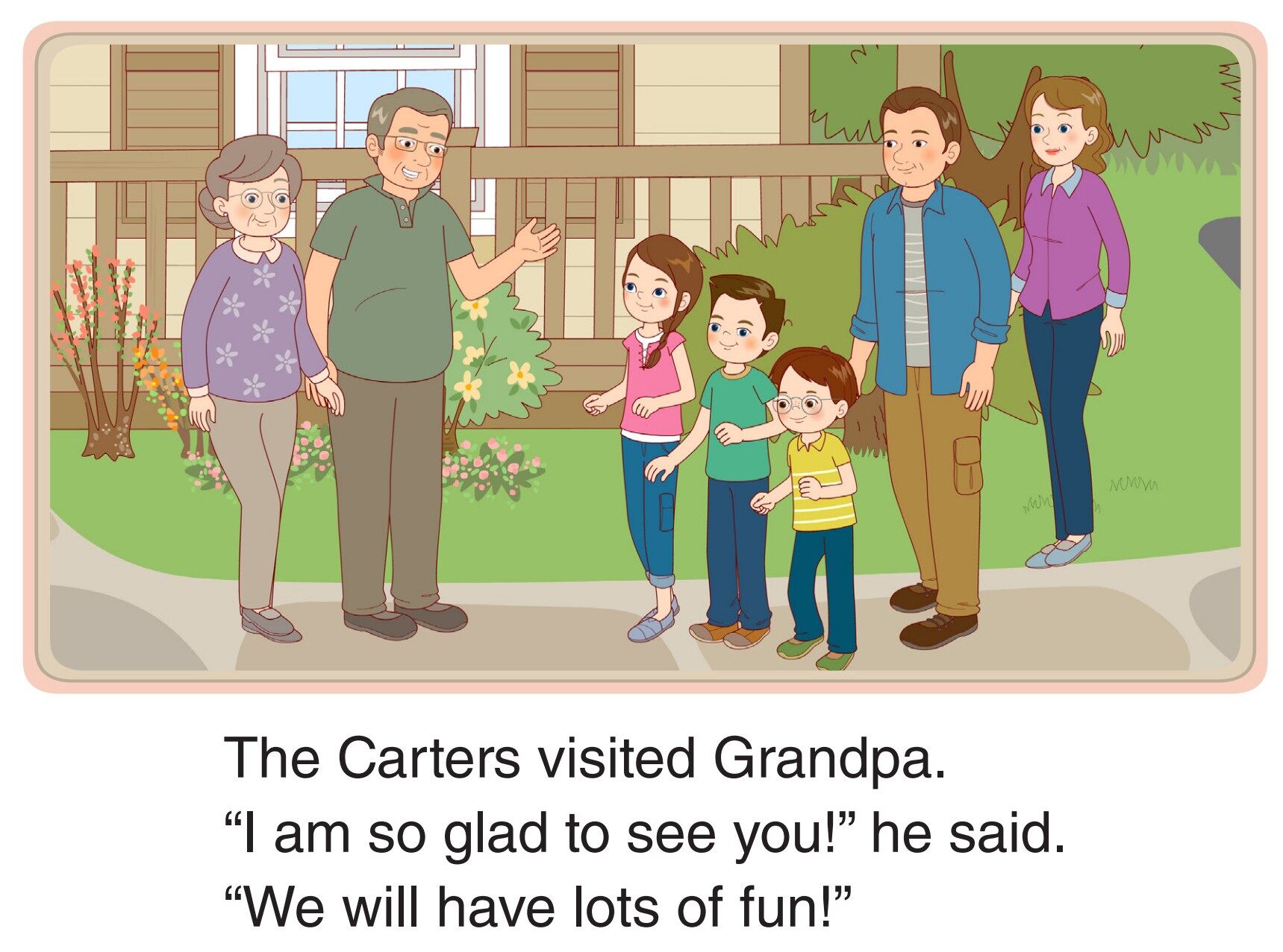 A Visit with Grandpa绘本故事第3页