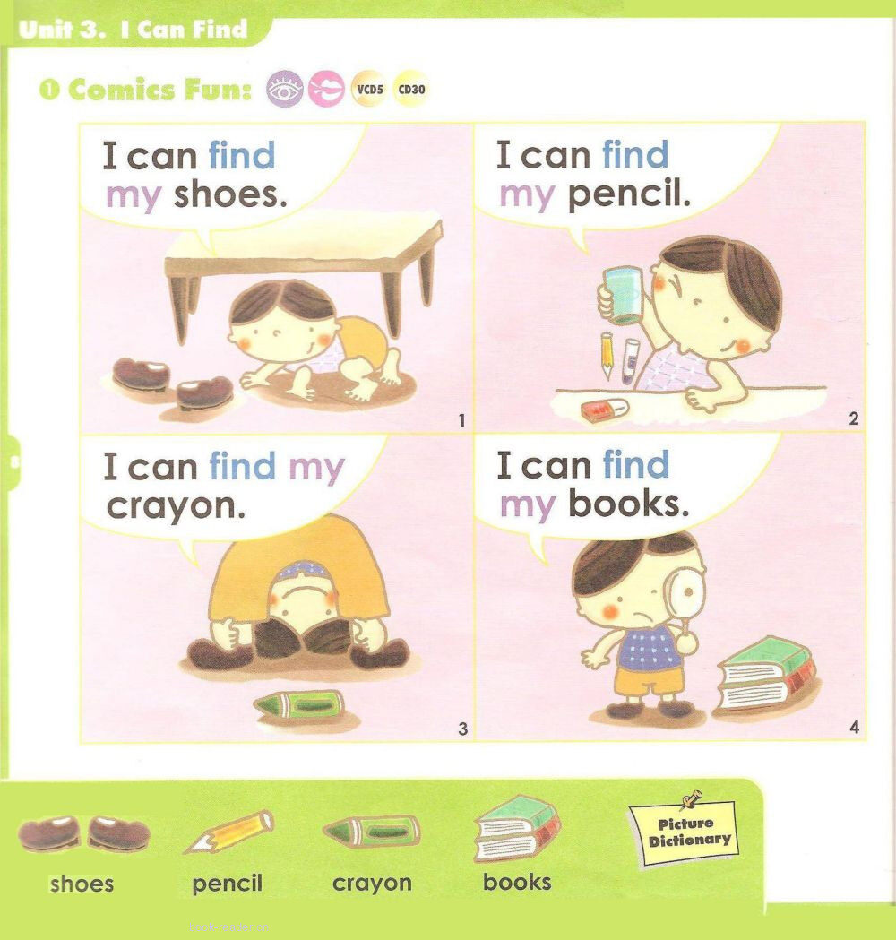 3 I Can Find绘本故事第2页