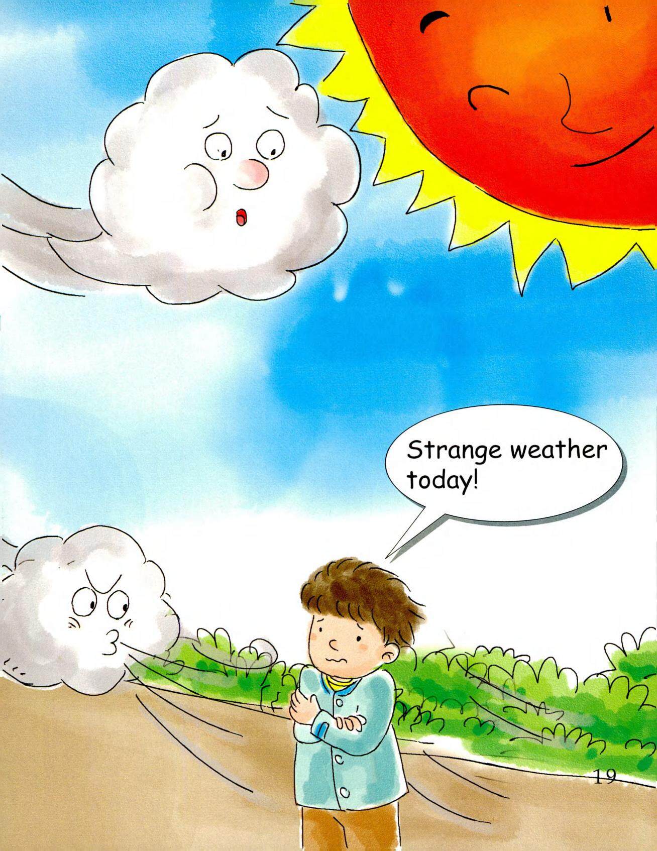 Sun and Wind-1绘本故事第3页