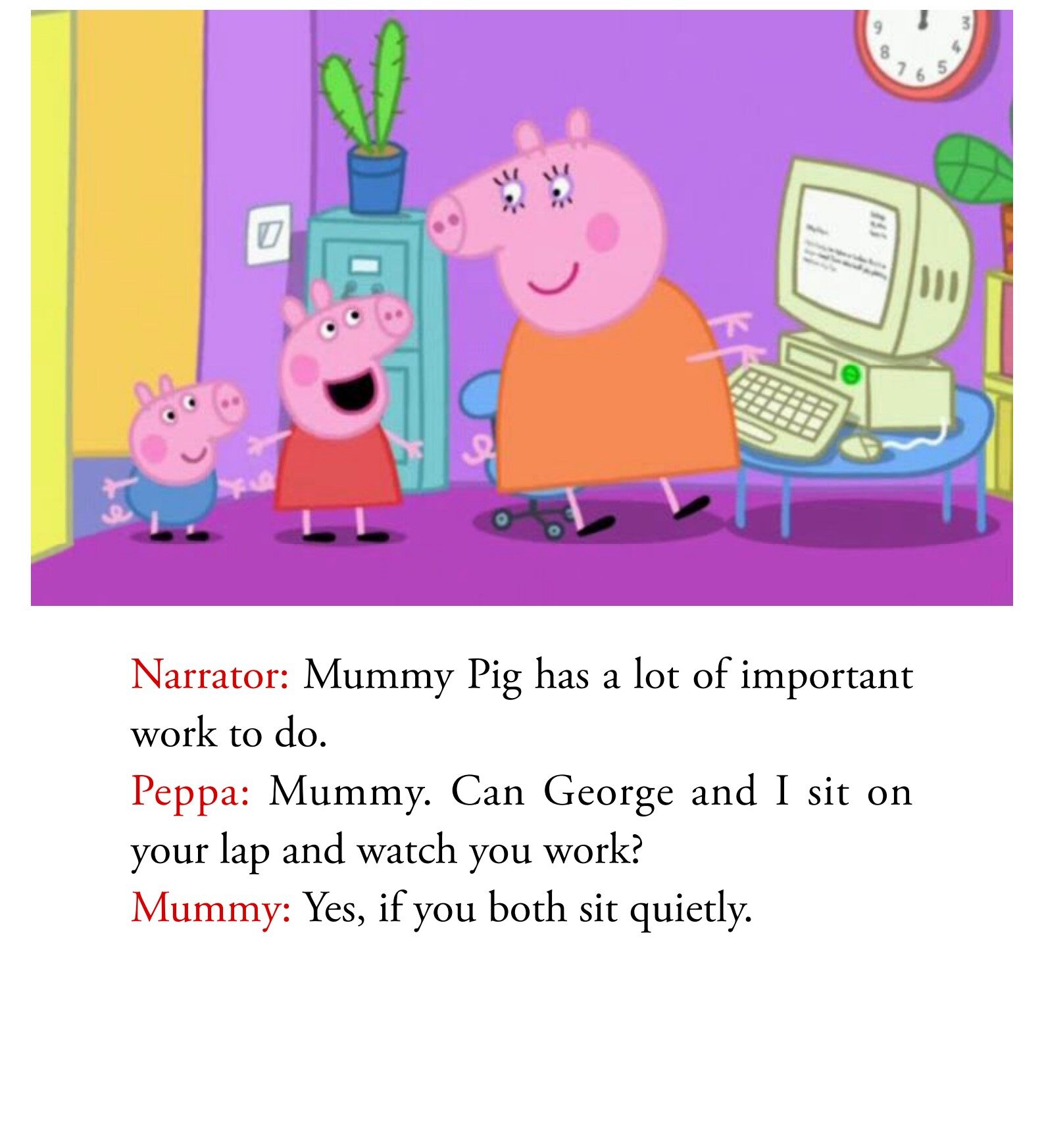 Mummy Pig at work绘本故事第5页