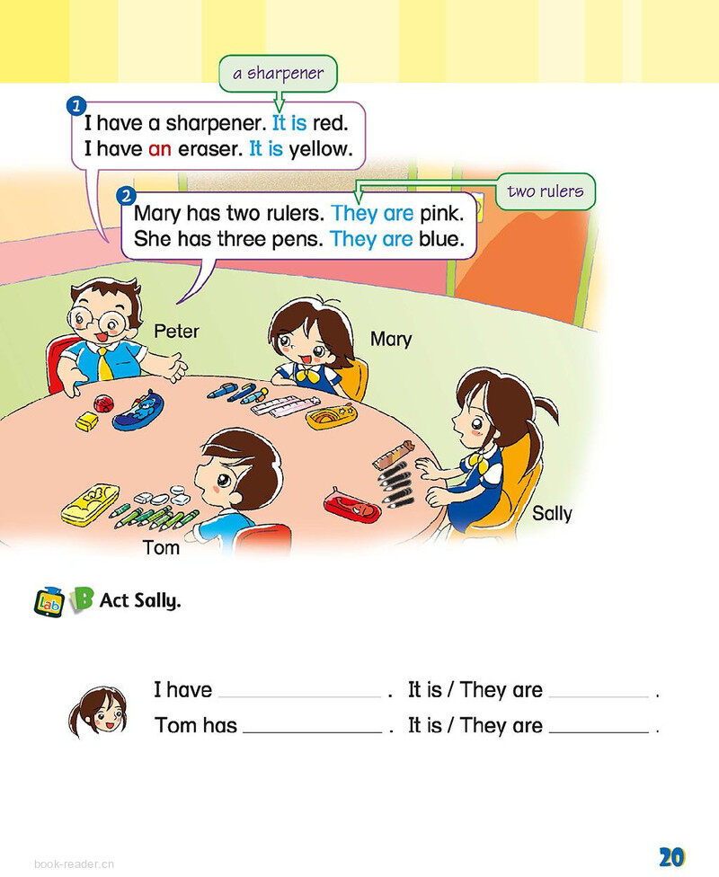 4 My pencil case绘本故事第4页