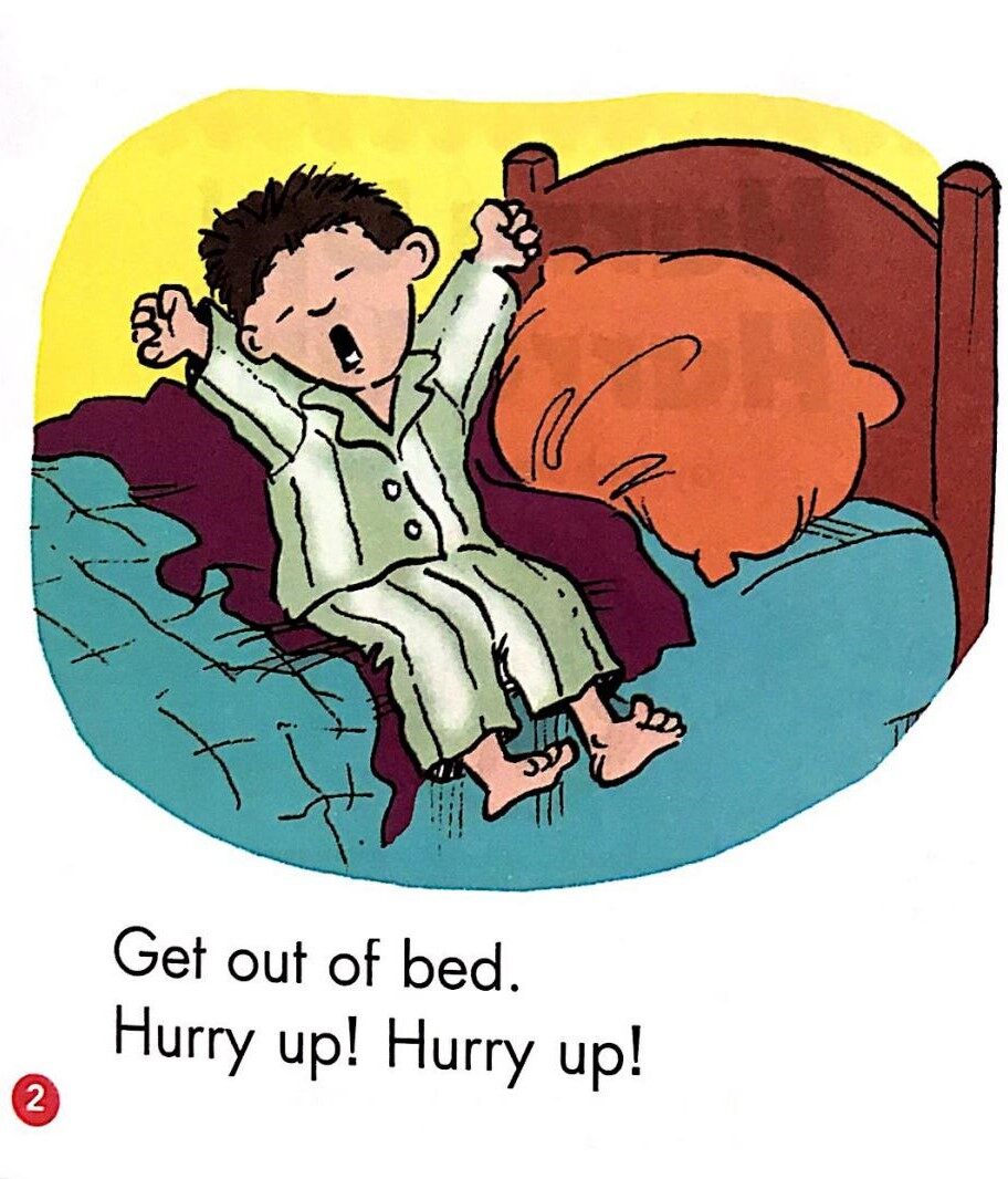 Hurry up绘本故事第2页