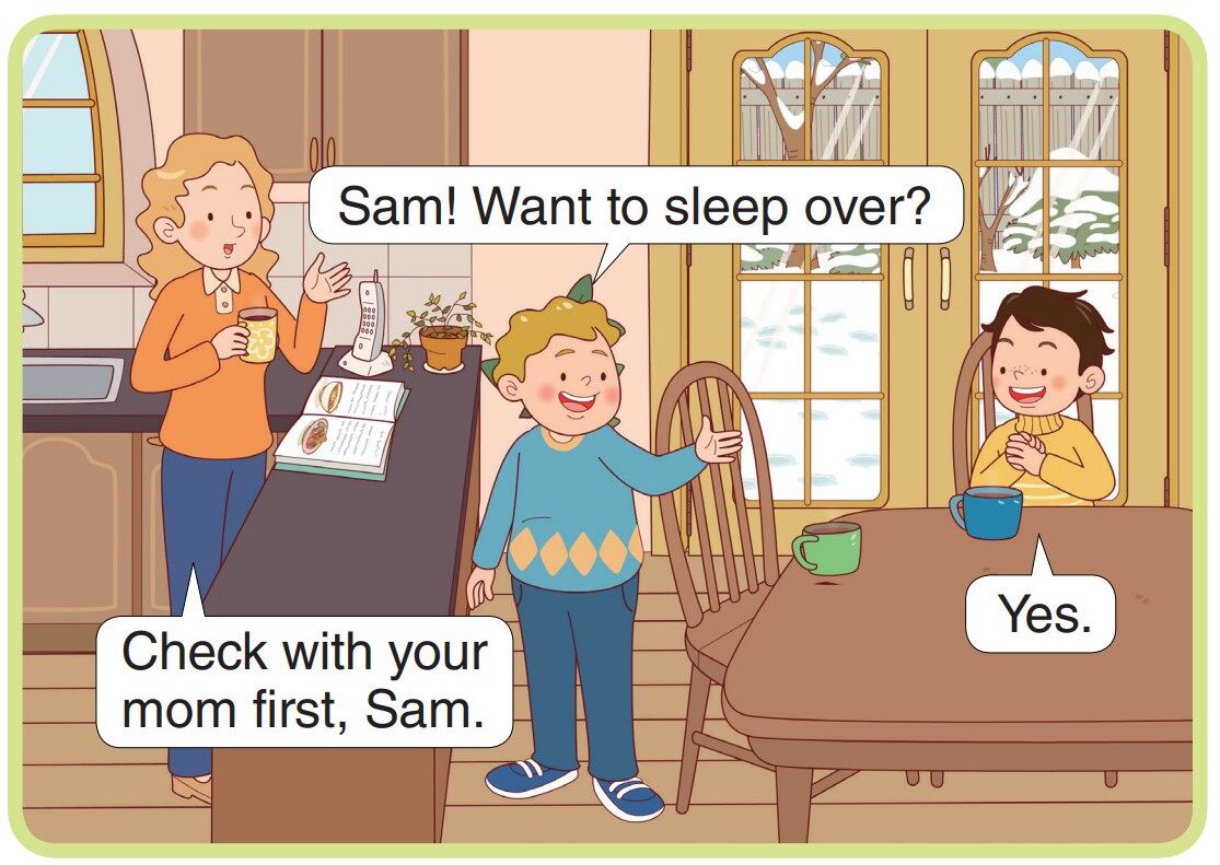 The Sleepover绘本故事第5页