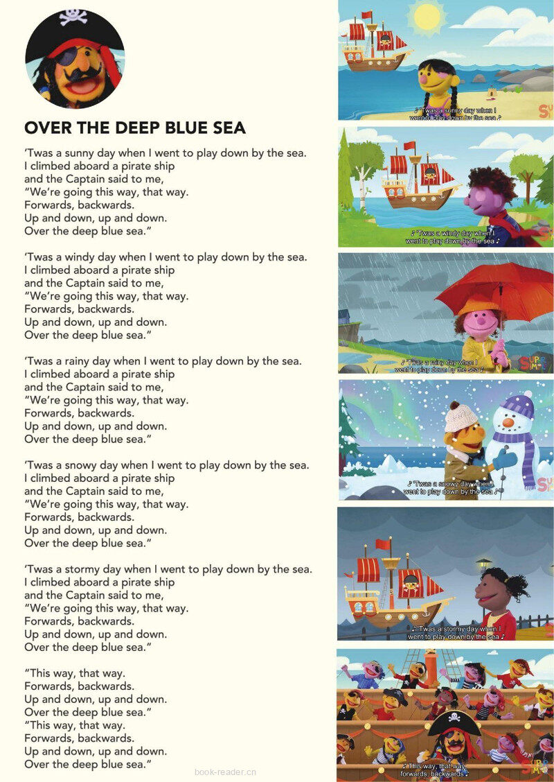 Over The Deep Blue Sea绘本故事第2页