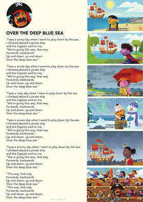 Over The Deep Blue Sea绘本故事第2页