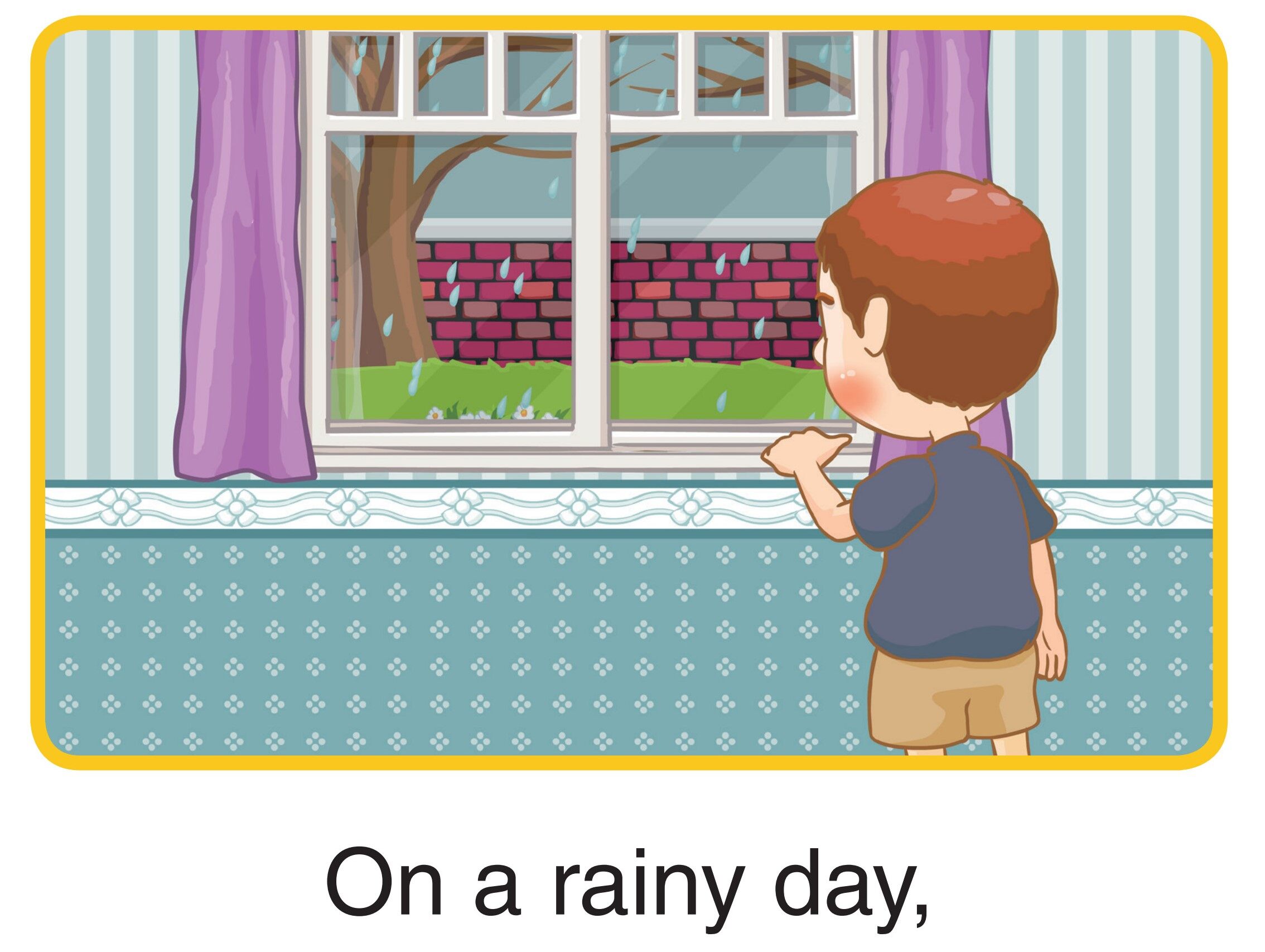 On a Rainy Day绘本故事第2页