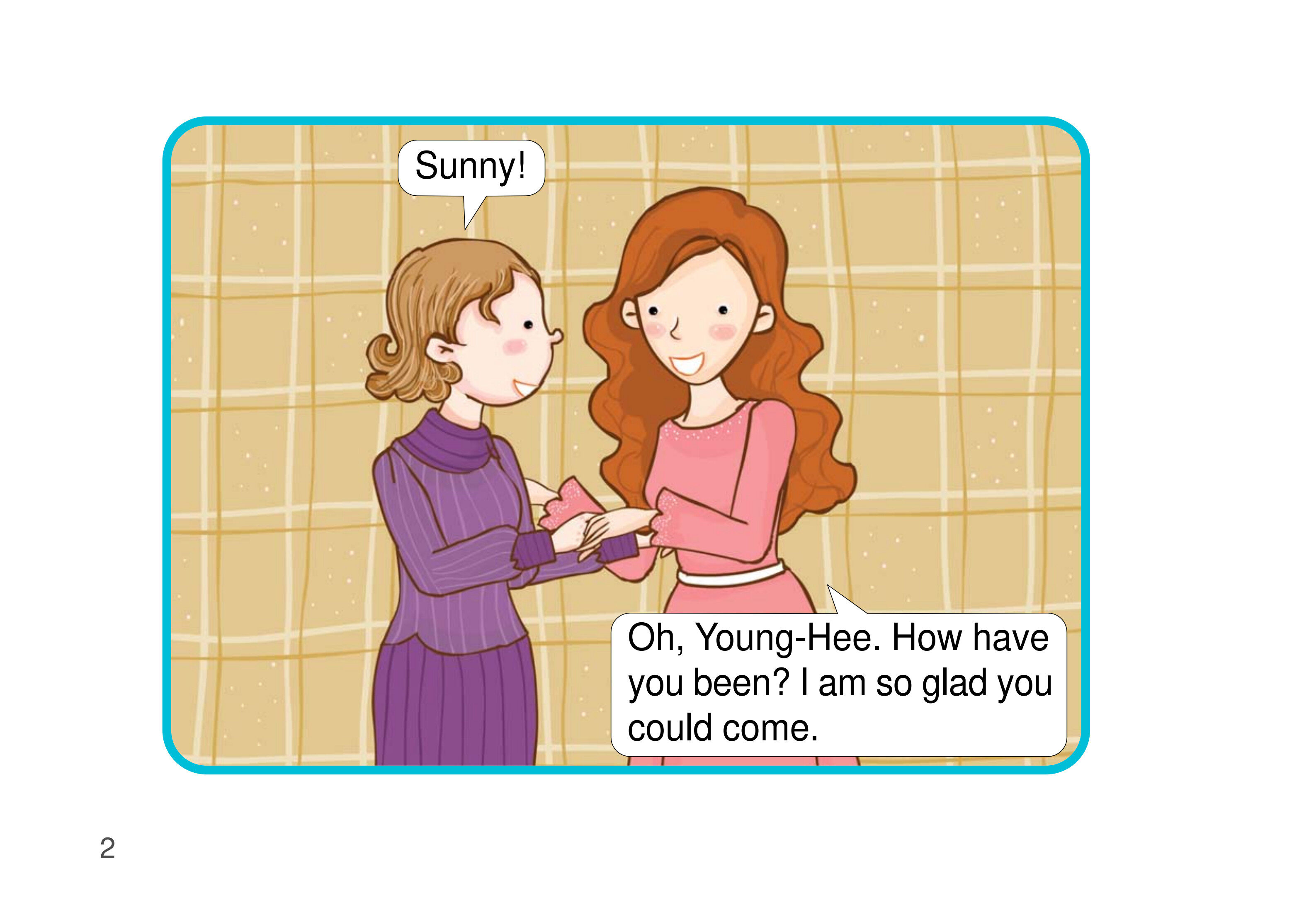 Hello,Aunt Sunny!绘本故事第3页