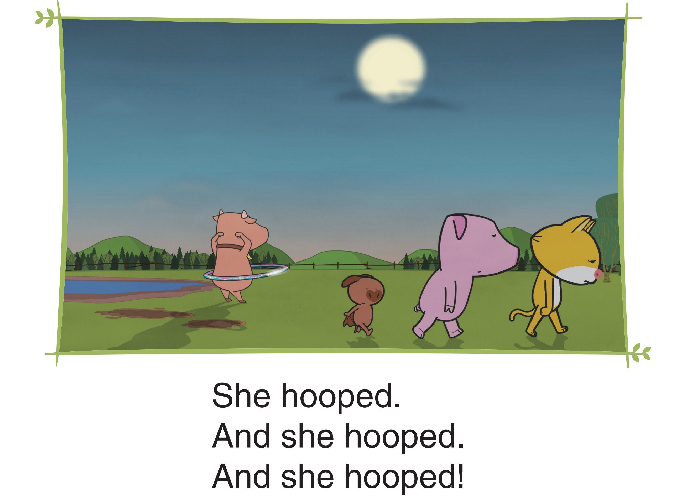 Where Is Cow's Hula Hoop?绘本故事第5页