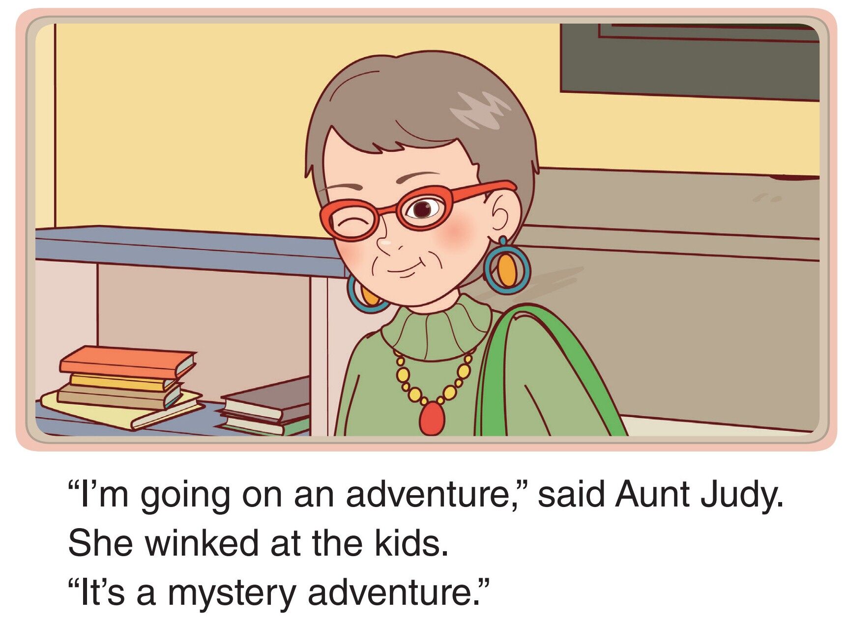 Aunt Judy’s Mystery绘本故事第4页