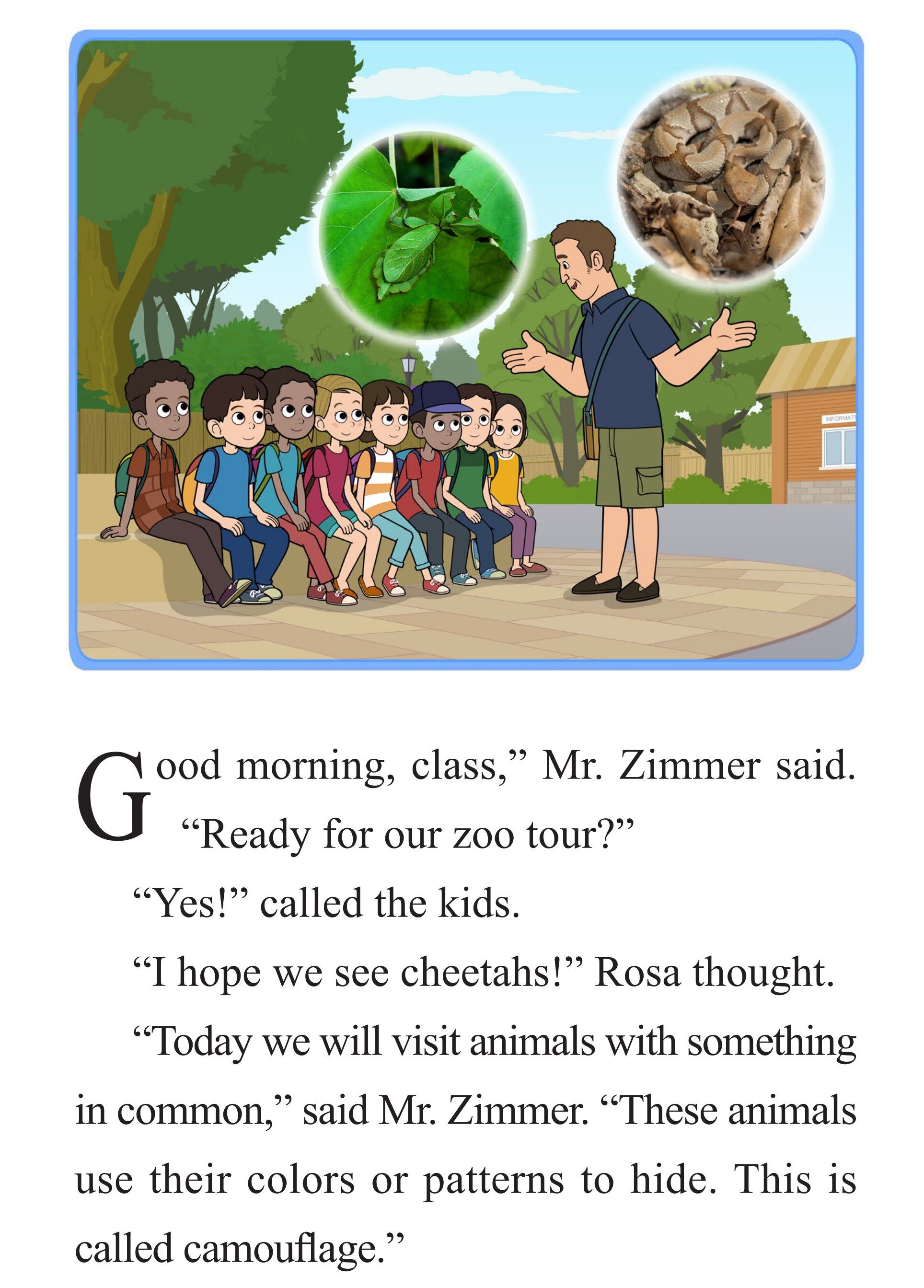 Animal Camouflage绘本故事第2页