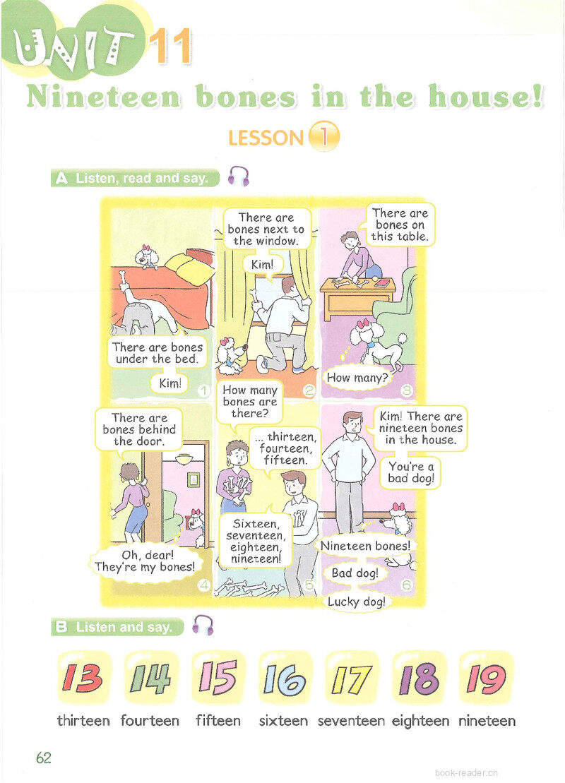 11 Nineteen bones in the house!绘本故事第2页
