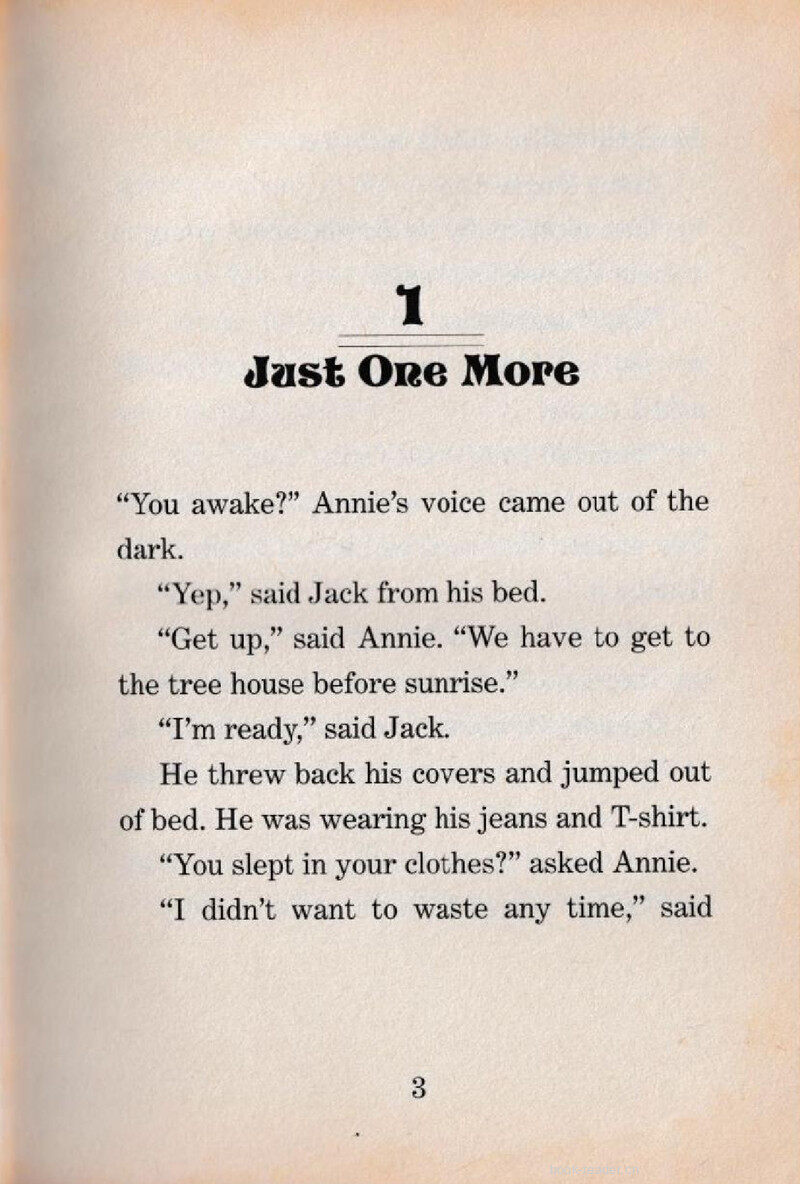 01 Just One More绘本故事第3页