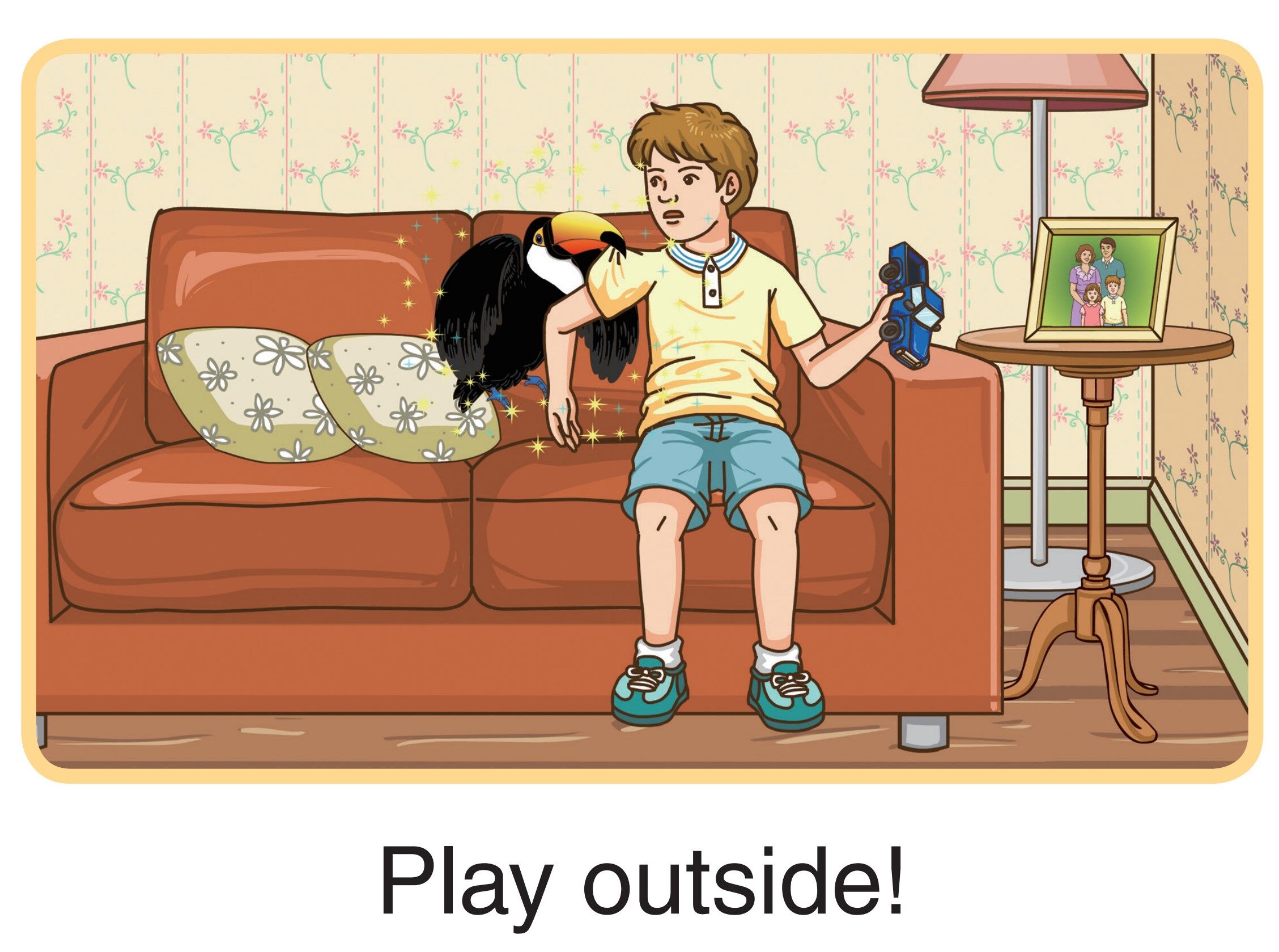 Don't Be Sad! Be Happy!绘本故事第4页